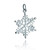 Snowflake Charm - 925 Sterling Silver