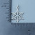 Snowflake Charm - 925 Sterling Silver