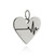 Heart w/ Heartbeat Charm Pendant - 925 Sterling Silver