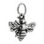 Tiny Honey Bee Charm - 925 Sterling Silver