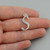 Script Letter S Charm - 925 Sterling Silver