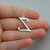 Script Letter Z Charm - 925 Sterling Silver