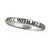It Is Well With My Soul Stackable Band Ring - 925 Sterling Silver