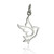 Dove Outline Charm - 925 Sterling Silver