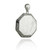 Octagon Locket Diamond Cut - Sterling Silver
