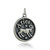 Aries Sign Zodiac Charm w/ Courageous Trait - 925 Sterling Silver Aries Sign Zodiac Charm w/ Courageous Trait - 925 Sterling Silver