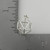 Icosahedron Geometry Charm - 925 Sterling Silver