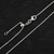 1.25mm Adjustable Half Round Box Chain Necklace - 925 Sterling Silver - Adjusts up to 24" 1.25mm Adjustable Half Round Box Chain Necklace - 925 Sterling Silver - Adjusts up to 24"