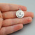 Sagittarius Sign Zodiac Charm w/ Optimistic Trait 925 Sterling Silver