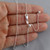 Adjustable 1mm Diamond-Cut Ball Bead Chain, Adjusts up to 22" - 925 Sterling Silver
