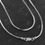 1.3mm Square Magic Snake Chain - 925 Sterling Silver