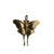 Luna Moth Charm - Bronze