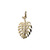 Bronze Monstera Leaf Charm 22x11mm