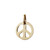 Small Peace Jewelry Charm - Bronze 12x9mm Small Peace Jewelry Charm - Bronze 12x9mm