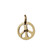 Small Peace Jewelry Charm - Bronze 12x9mm Small Peace Jewelry Charm - Bronze 12x9mm
