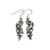 Sterling Silver Dragon Dangle Earrings