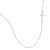 Sterling Silver Sideways Cross Necklace - 925 Sterling Silver