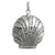 Scallop Sea Shell Locket  - 925 Sterling Silver