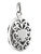 Oval Filigree Heart Locket - 925 Sterling Silver Oval Filigree Heart Locket - 925 Sterling Silver