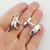 Elephant Cuff Links - 925 Sterling Silver