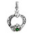 Celtic CZ Claddagh Pendant - 925 Sterling Silver