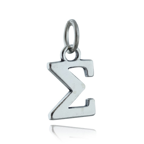 BULK 10 Stainless Steel Omega Greek Letter Charms SC7008 