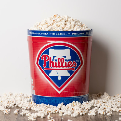 Philadelphia Phillies Baseball Popcorn Tin Philadelphia Phillies Baseball Popcorn Tin