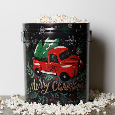 Tree Farm Truck Popcorn Tin Tree Farm Truck Popcorn Tin