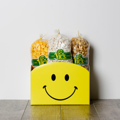 Smiley Face  Popcorn Gift Box Smiley Face  Popcorn Gift Box
