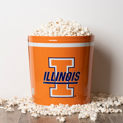 University of Illinois College Popcorn Tin University of Illinois College Popcorn Tin