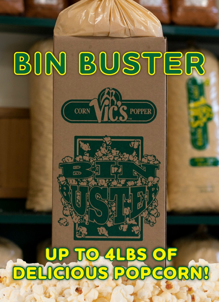 Vic's Popcorn Best Popcorn Delivery Company & Popcorn Store