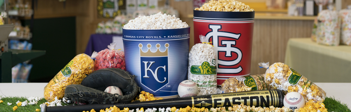 St Louis Cardinals Baseball Popcorn Tin