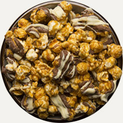 Chocolate Caramel Indulgence Small Batch Artisan Popcorn w