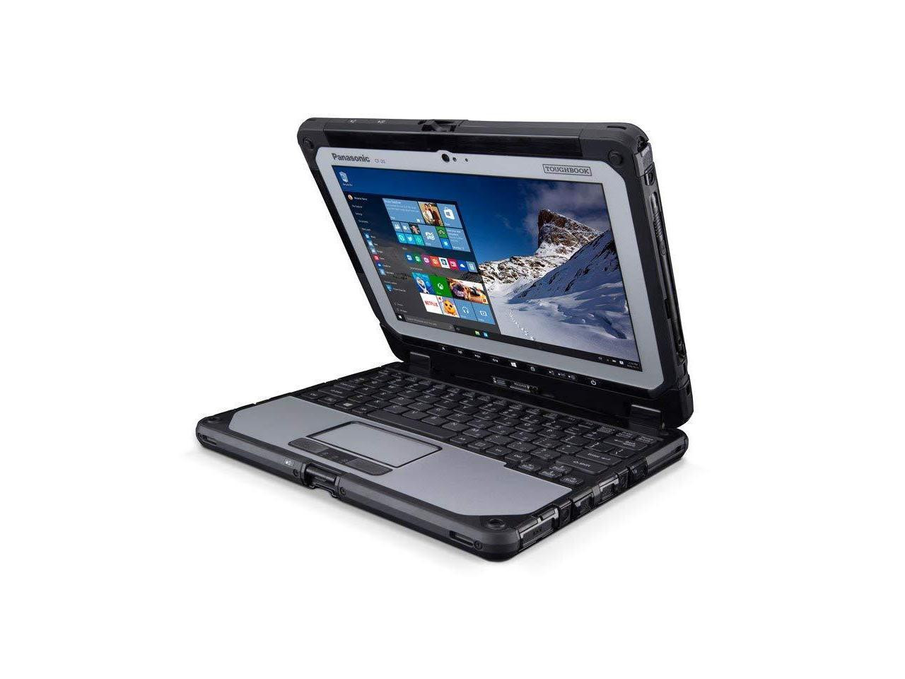 Fully rugged Panasonic Toughbook CF-20 2-in-1 tablet convertible industrial grade