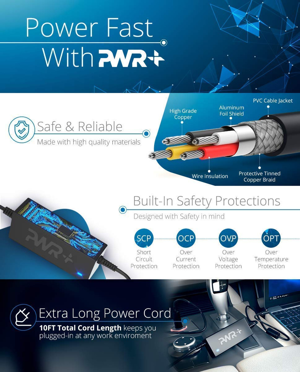 PWR+ Vehicle Adapter