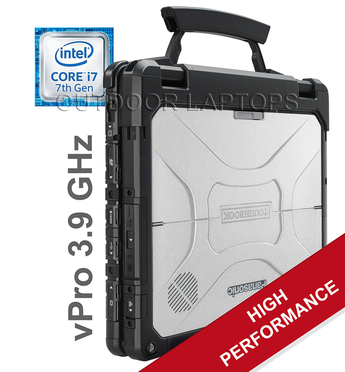 12" Fully Rugged TOUGHBOOK 33 i7 - Win11 - Diag Special
