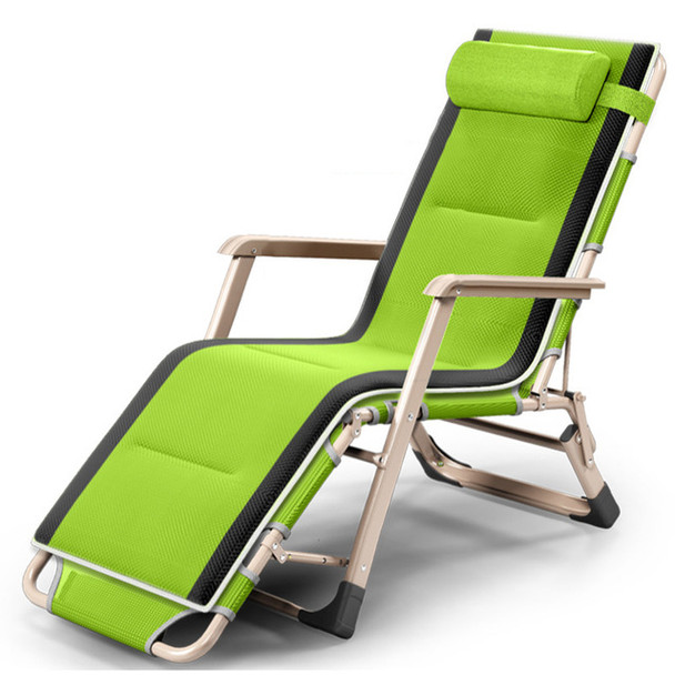 Outdoor or indoor adjustable nap recliner chair folding deck