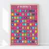 100 Cocktails Scratch Off Bucket List Poster