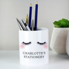Personalised Eyelashes Ceramic Storage Pot
