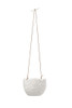 Burgon & Ball Ceramic Hanging Pot with Dimpled Surface & Leather Cord