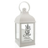 Personalised Mr & Mrs White Lantern
