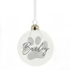 Personalised Pet Glass Bauble