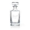 Personalised Classic Signature Glass Whiskey Decanter
