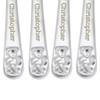 Personalised Teddy 4 Piece Embossed Cutlery Set