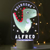 Personalised Roarsome Dinosaur LED Colour Changing Night Light