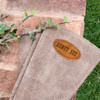 Personalised Brown Luxury Leather Gardening Gloves