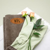 Personalised Brown Luxury Leather Gardening Gloves