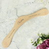 Personalised Wedding Dress Heart Wooden Hanger