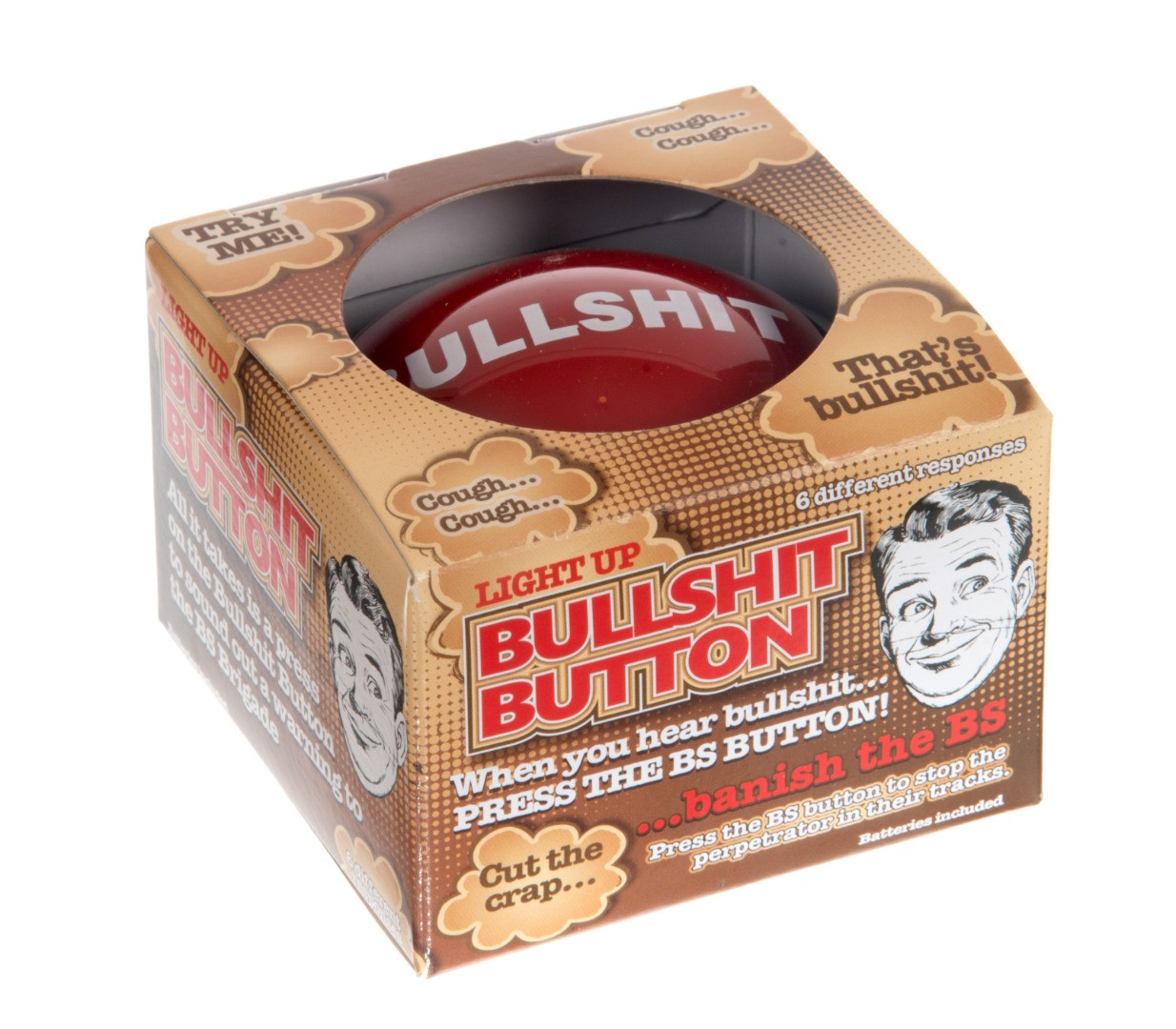 Bullship Button Bullshit Button - Present Minded