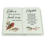 Personalised Robins Appear When Loved Ones Are Near Memorial Book
